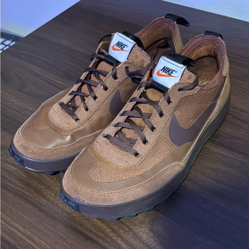 Nike Men's Tan and Brown Sneakers